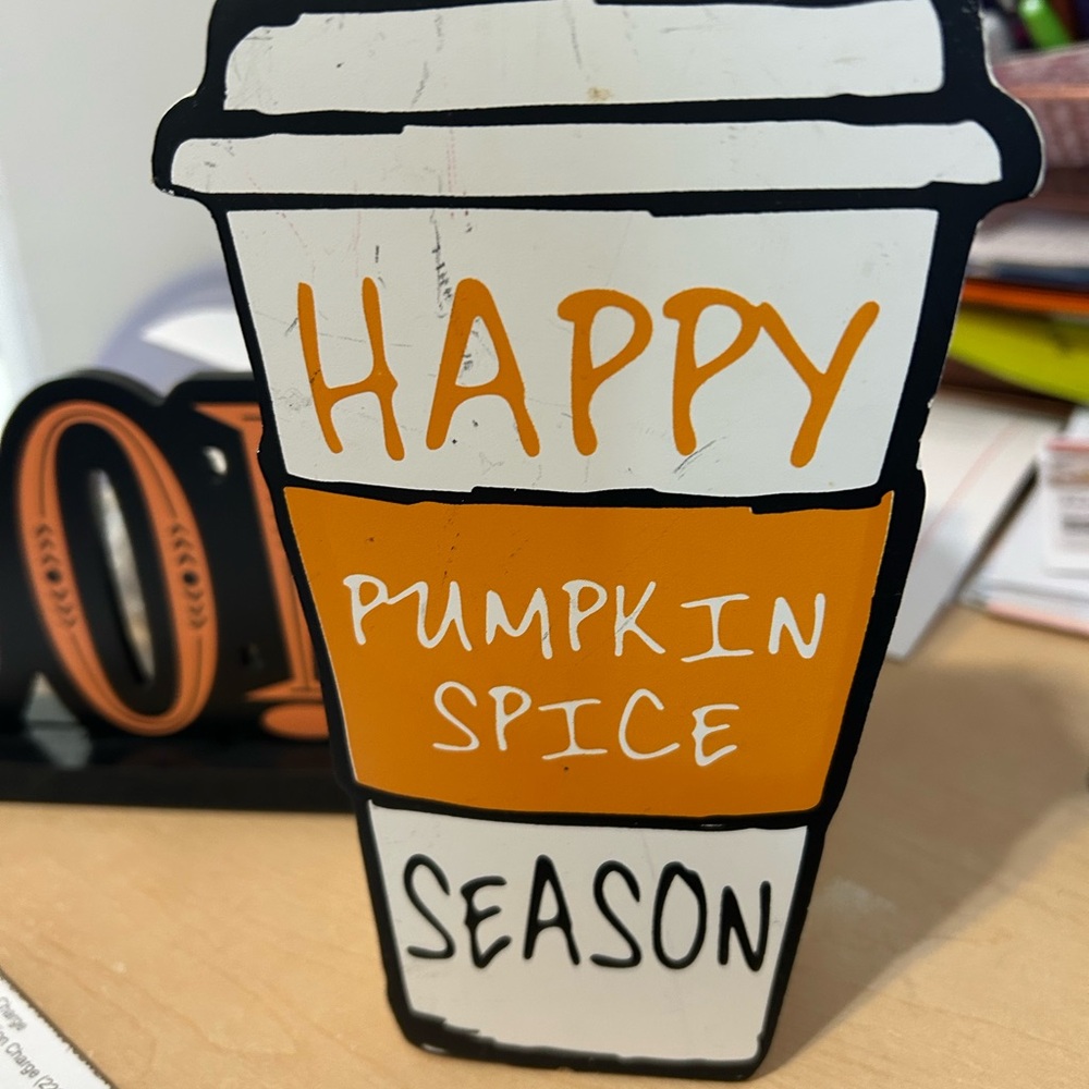 Happy Pumpkin Spice Season Sign